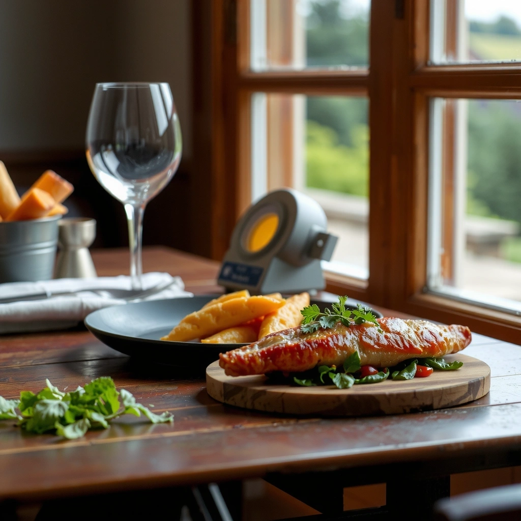 Ambiance de restaurant Domaine La Table Saine